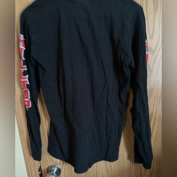 🍉 Gildan long sleeve Tee, S, active, black ‘Chargers’GUC - Picture 5 of 7